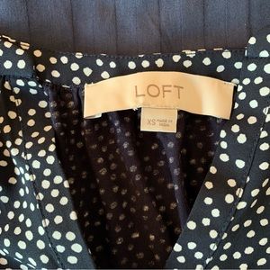 Loft Polka Dot Top Size XS